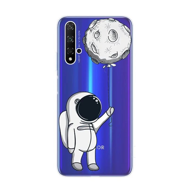 For Huawei Honor 20 Case Cover Soft Silicone Transparent Protector Phone Back Capa |