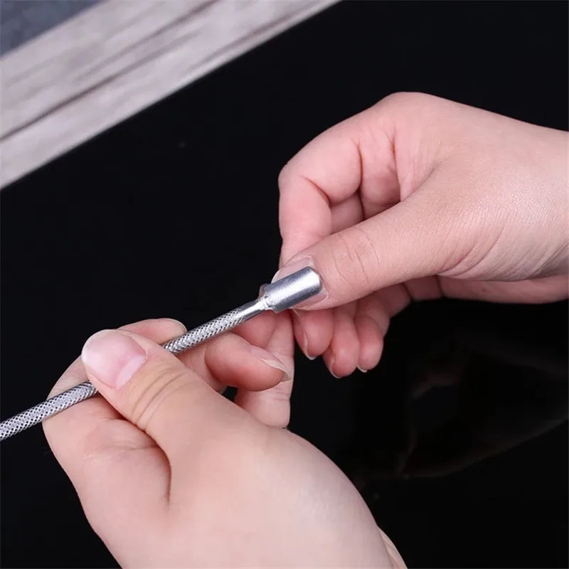 Двухсторонняя пилка для ногтей 1 шт. средство удаления кутикулы маникюра и