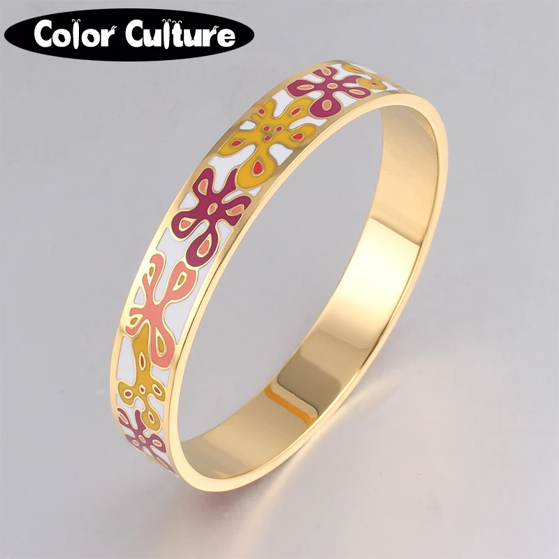 Лучшие брендовые ювелирные изделия красивые браслеты женские модные 12 мм Ширина