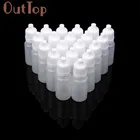 OutTop диспенсерные бутылки 100 шт. 10 мл пустые пластиковые флуоресцентные жидкие капельницы пустые трубки Горячие 18mar29