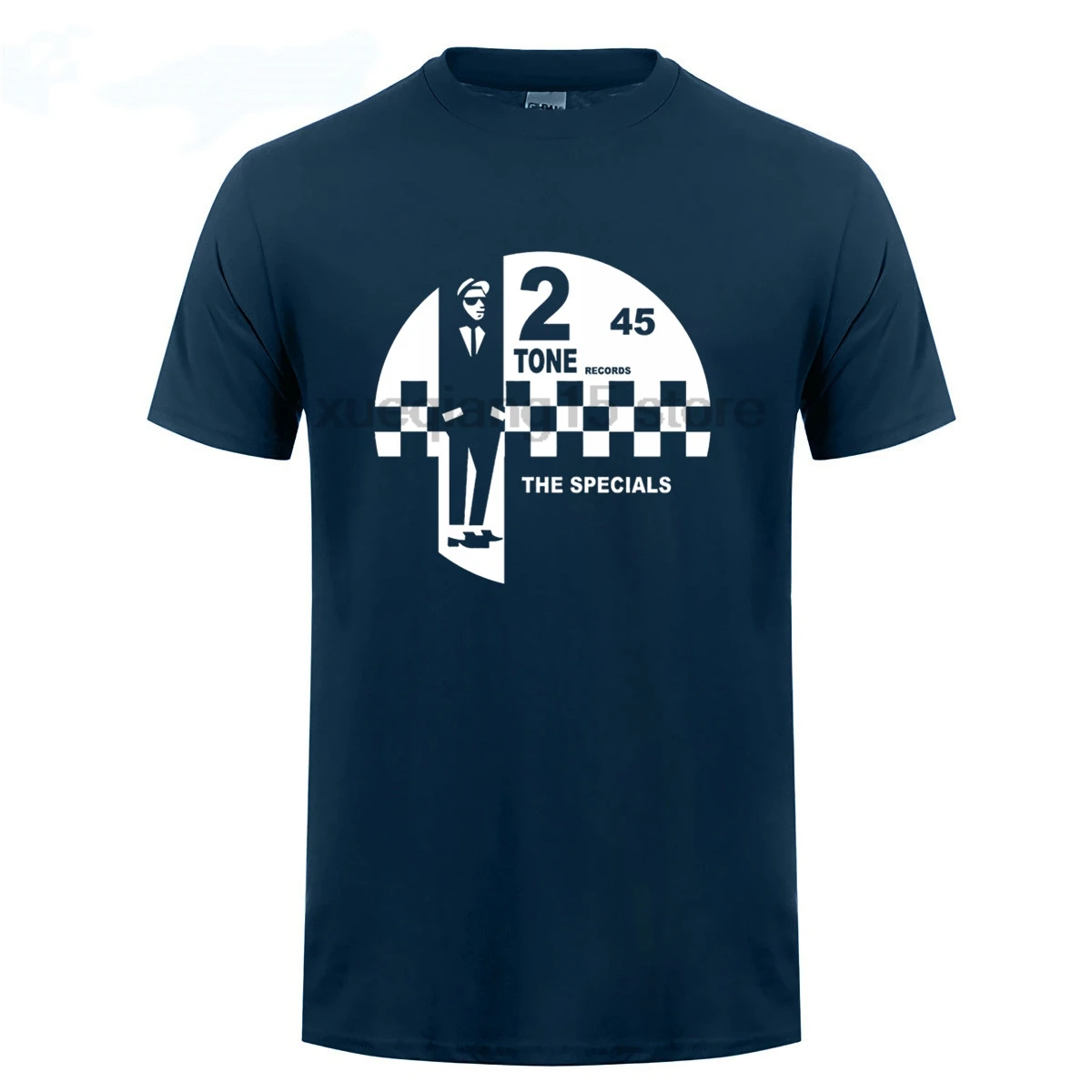 2 TONE RECORDS HOODIE JUMPER SPECIALS LABEL SKA MUSIC RUDE BOY MADNESS men t shirt Cotton O-Neck t-shirt Print Casual | Мужская одежда