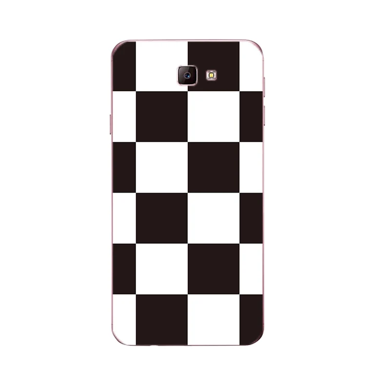 Custom Cases For Samsung Galaxy J5 Prime / J7 for J2 Shell J3 2016 2017 J3109 Soft TPU Geometry Striped Printing |