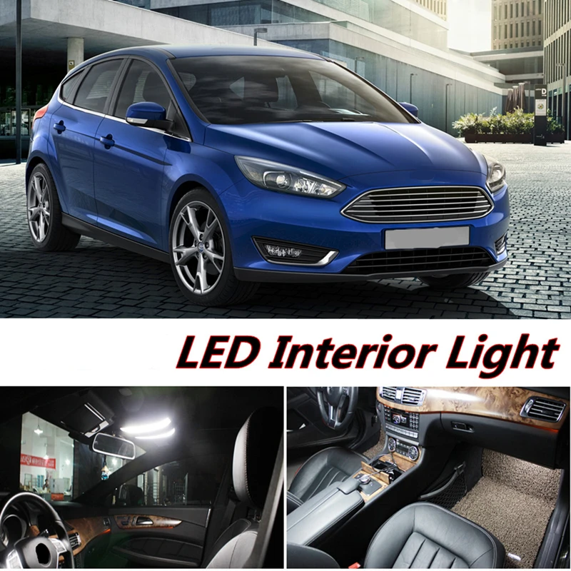 Комплект светодиодных ламп Tcart для салона ford focus 3 mk3 9 шт. без ошибок аксессуары 2010