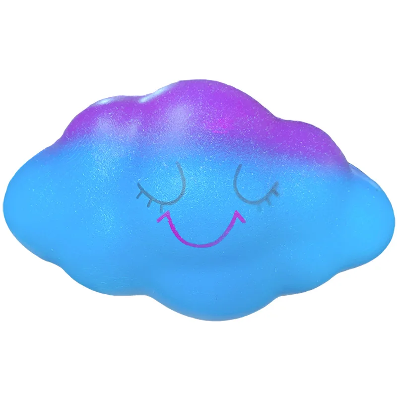 Galaxy Colorful Jumbo Galaxy, красочное облако, сжимающая игрушка, медленно поднимающаяся, мягкая, милая, ароматическая, сладкая, облегчающая стресс, забавная игрушка в подарок для детей - Цвет: Galaxy Colorful