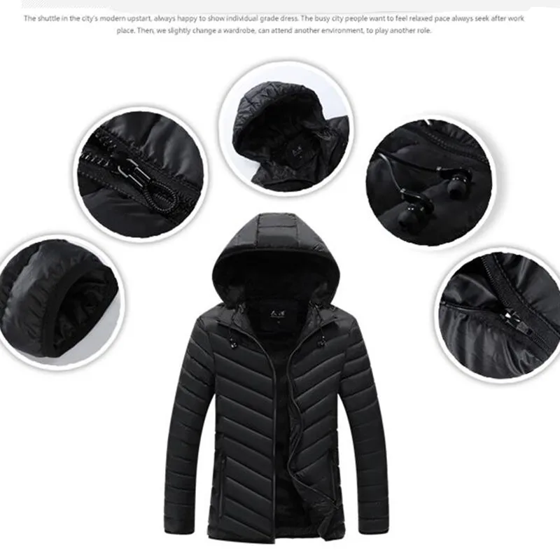 Высококачественный мужской пуховик брендовая одежда повседневные теплые пальто