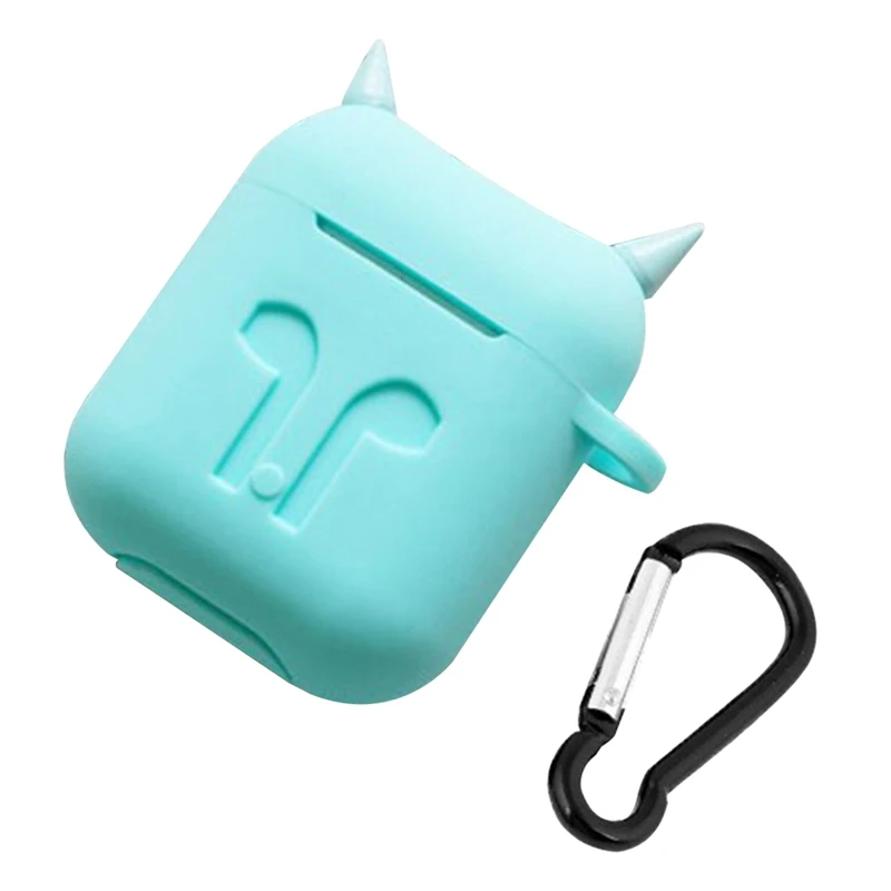 4356LG Мягкий силиконовый чехол, наушники для A^ pple Airpods, Bluetooth, беспроводные наушники, защитный чехол, коробка для Air Ear Pods, для хранения - Цвет: 4356LG
