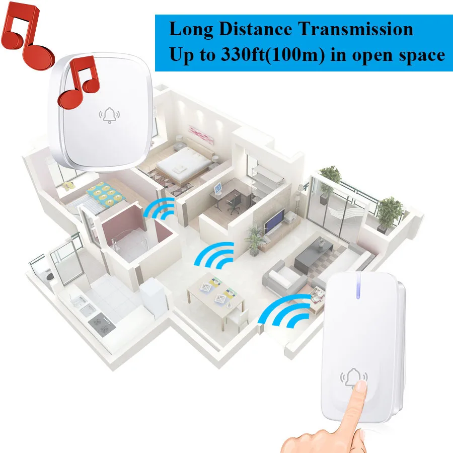 Умный WiFi видеодомофон, дверной звонок, камера безопасности, дверной телефон, звонок с кольцом, домофон, 2 способа аудио, sd-карта для iOS Android