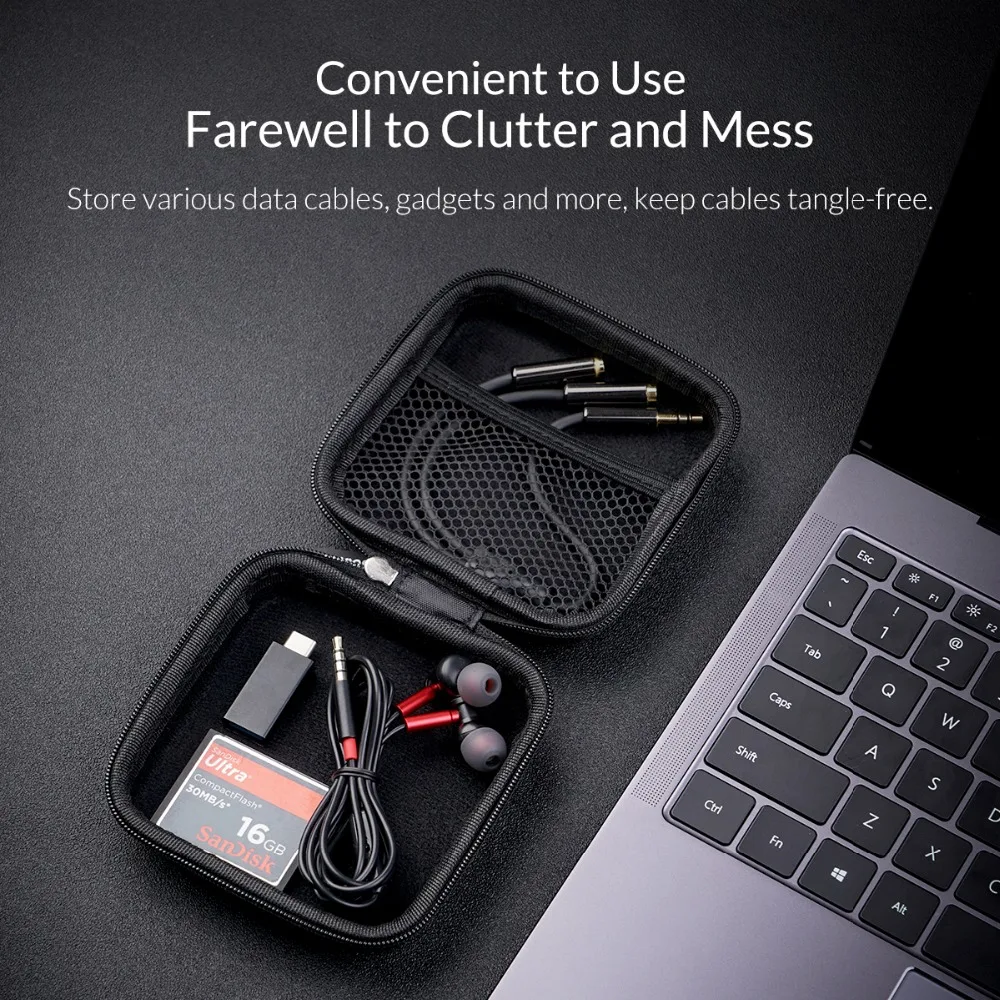 ORICO чехол для наушников Портативная сумка Airpods кабели аксессуары