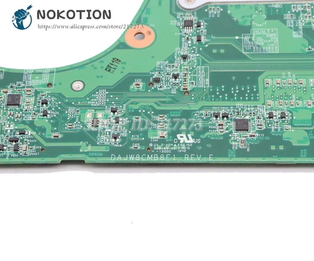 NOKOTION DAJW8CMB8E1 CN-0K0PF0 0K0PF0 для Dell Vostro 5470 материнская плата для ноутбука SR16Z I7-4500U процессор GT740M GPU