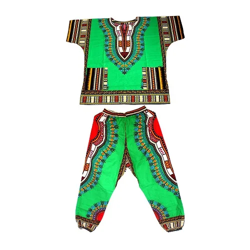 GC green Mr hunkle модные Дизайн Дашики вечерний комплект printted Дашики платье и Брюки для девочек для Для женщин и Для мужчин - Цвет: GC green