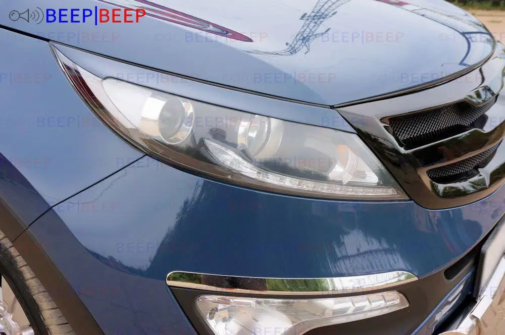 Брови для Kia Sportage III 2010 2016 АБС пластик на фары cilia украшение ресниц аксессуары