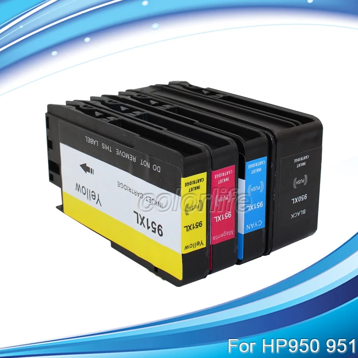 XIMO 3 упаковки совместимых чернильных картриджей для принтера hp 951XL голубой
