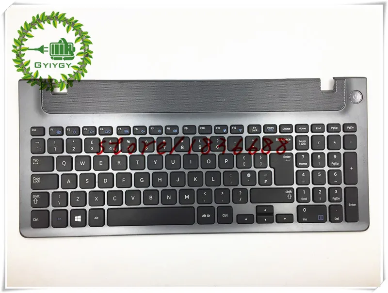 GYIYGY клавиатура для Samsung NP 355V5C 350V5C Клавиатура ноутбука серый синий с
