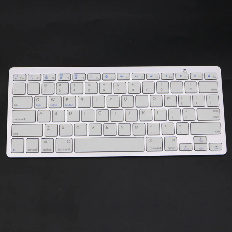 Новая короткая ультра тонкая беспроводная bluetooth клавиатура для iPad Air 2 mini 1 \ 3 4 Galaxy