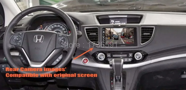 Для Honda CR-V CRV 2013 /RCA и экран Совместимость/Автомобильная камера заднего вида наборы/HD камера заднего вида