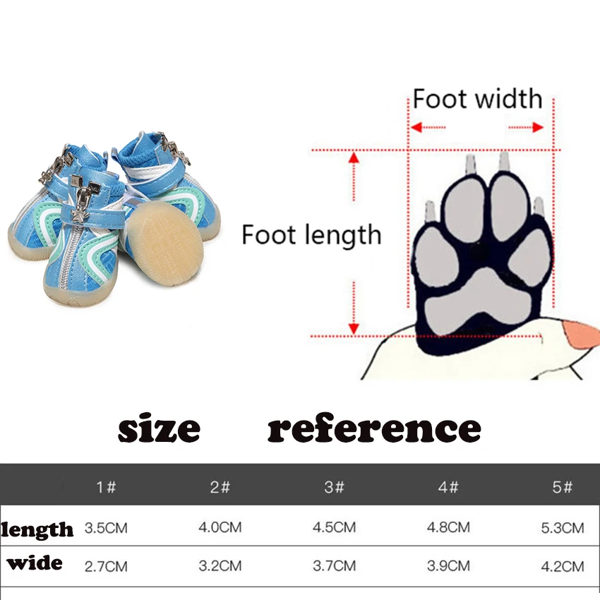 4 шт. ботинки для собак чихуахуа плюшевые ботиночки дышащая сетка обувь домашних