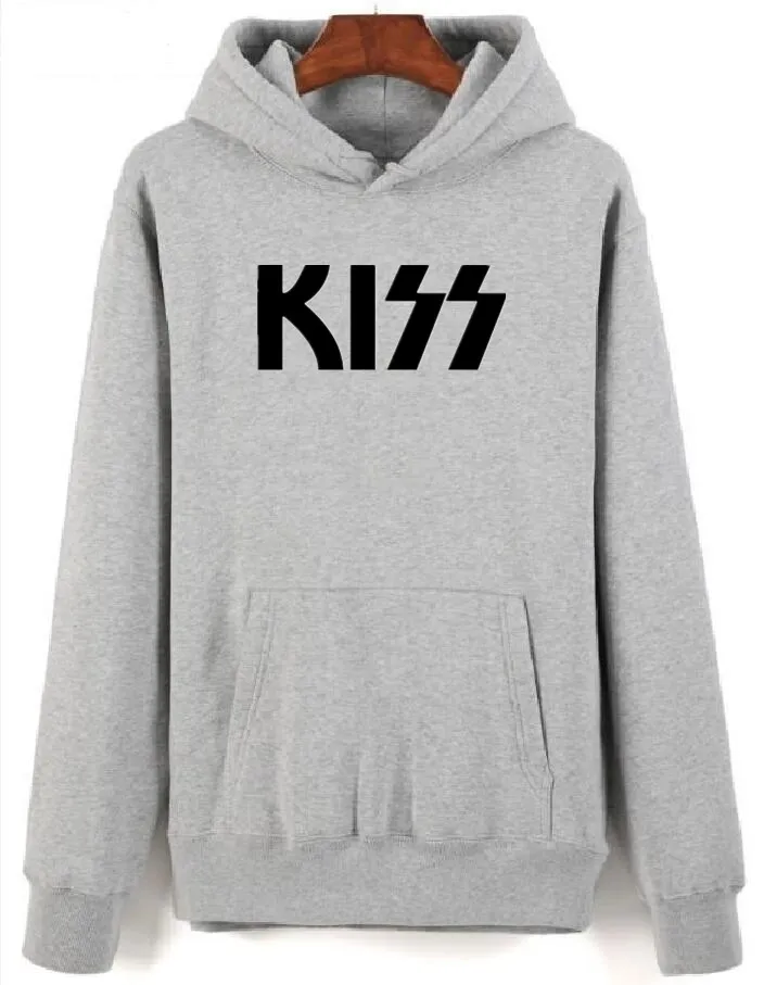 KISS Толстовка С Логотипом Группы Хлопок Зима подростковые Генные симмоны Пол