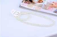 chinese jewelry factory wholesale fine quality fashion 8mm pearl jewelry sets8mm beads pearl necklace bracelet earrings sets