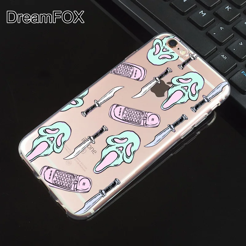 DREAMFOX N037 Girly пастельных Bruja Мягкий ТПУ силиконовый чехол для Apple iPhone XR XS Max 8X7 6 S Plus 5 5S