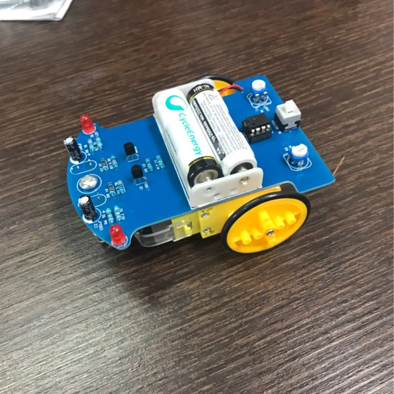 Бесплатная доставка D2 1 DIY наборы интеллектуальная линия слежения умный