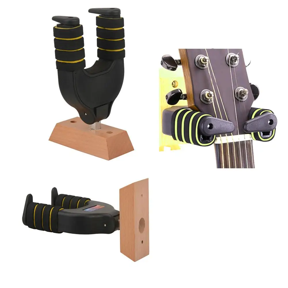 Электрическая акустическая гитара Вешалка Поддержка твердой древесины