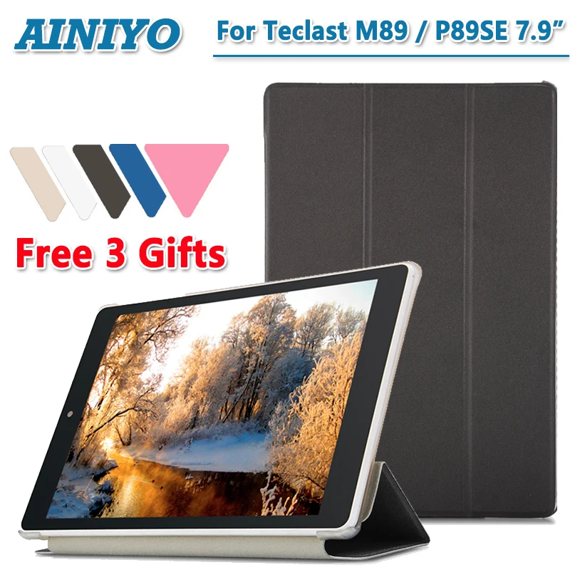 

Ultra Slim Case For Teclast M89 m89 pro 7.9"Tablet PC Fashion Case for Teclast P89se Protective Cover with 3 gifts