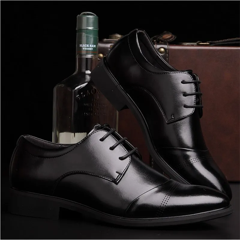 Вырваться Новая Мужская обувь для Мужские модельные туфли Бизнес кожа свадебные