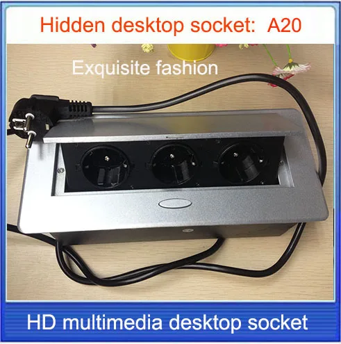 Штепсельная вилка ЕС настольная розетка/Скрытая/амортизирующая пружина