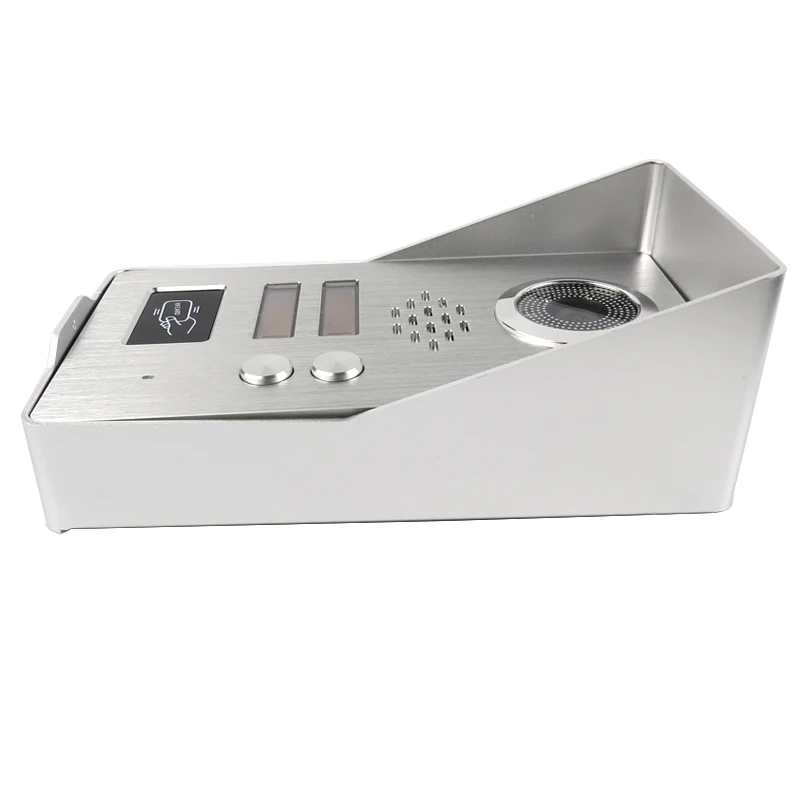 Бесплатная доставка 7 &quotБелый ЖК экран видео домофон 2 монитора + наружный RFID