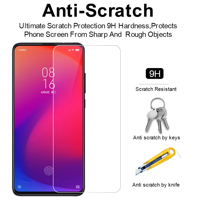 2 шт Стекло для телефона Xiaomi Redmi K20 Pro защита экрана закаленное стекло