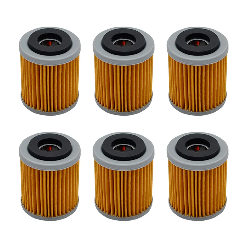 Масляный фильтр для YAMAHA TTR250 TTR 250 2000-2006 WR250F WR 250F 2001 2002 WR400F WR 400F 1998-2002 WR426F 2001-2002, 6 шт.
