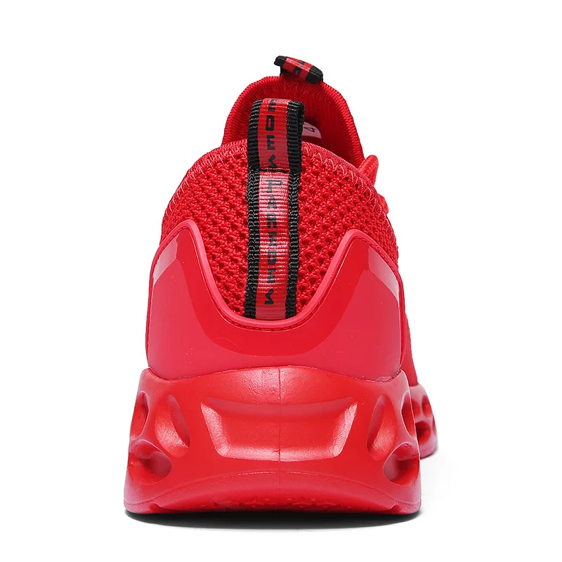 Летняя новая модная мужская обувь для бега Мужская Высокая Повседневная тканая