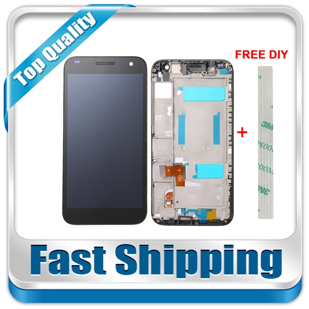 New For Huawei G7 Ascend L01 L03 TL00 UL00 UL20 Replacement LCD Display + Touch Screen with Frame Assembly 5.5-inch Black White | Мобильные