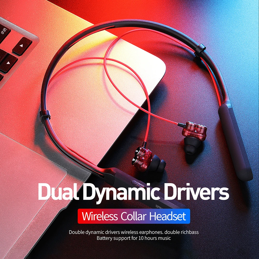 PLEXTONE BX345 Bluetooth Беспроводной наушники двойной блок Hi Fi стерео Бас IPX5