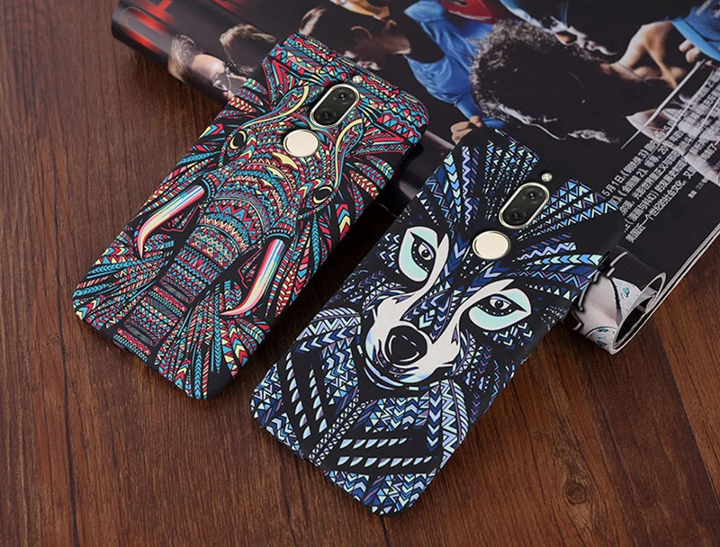 Чехол KaiNuEn чехол для Huawei Mate 10 lite Mate10 Pro мобильный телефон elephant tiger animal жесткий