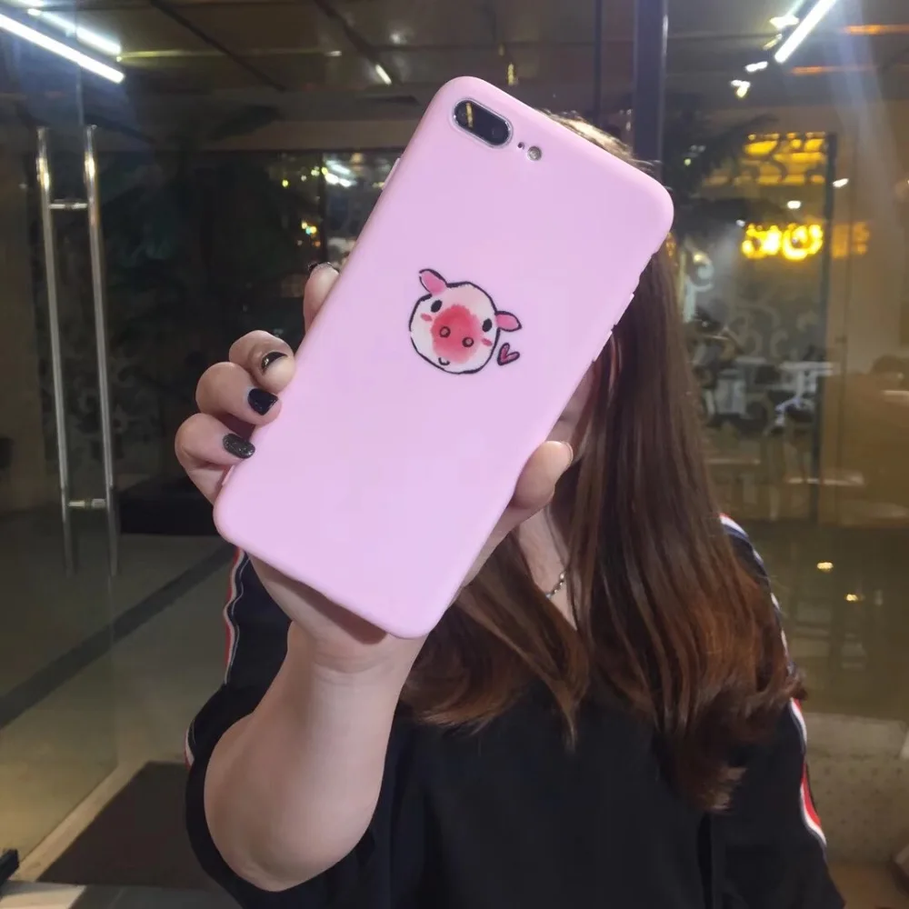 Милый мультфильм розовый поросенок шаблон мягкий чехол для телефона OPPO R9 R9s R11 R11s