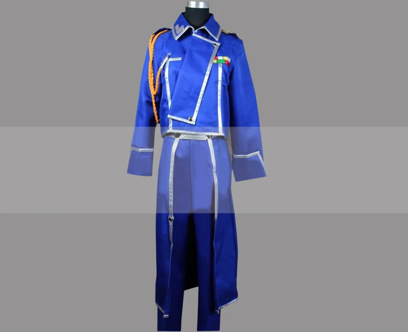 Персонализированный цельнометаллический альхимик Рой Мустанг костюм для