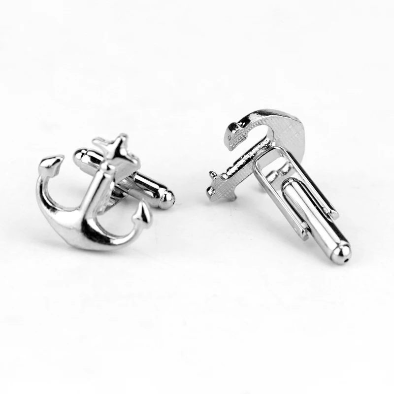 MOCHUN Fashion Jewelry Spirate Ship Silver Color Bow Arrow Cuff Link Metal Men's Pins Wedding Gift-40 | Украшения и