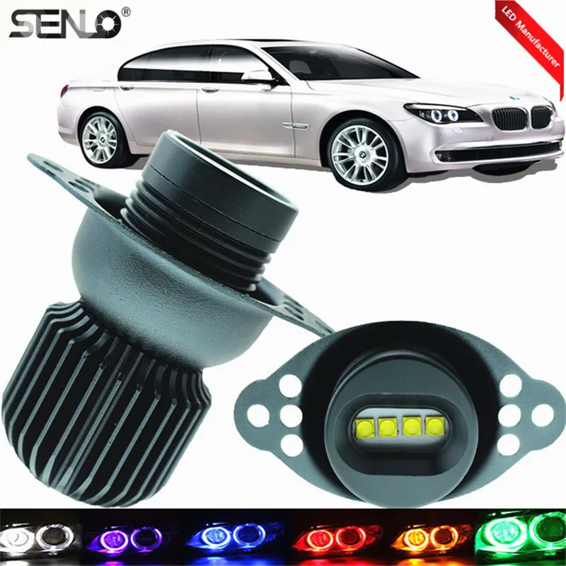 Senlo 2x40 Watt Car LED Marker Angel Eyes For BMW Halo Rings E90 E91 3 Serie 325i 328i 325xi 328xi 330i | Автомобили и мотоциклы