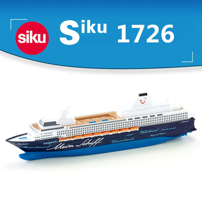 SIKU 1726 игрушки/модель полученная литьём под давлением/1:1400 шкала высот/Mein Schiff 1