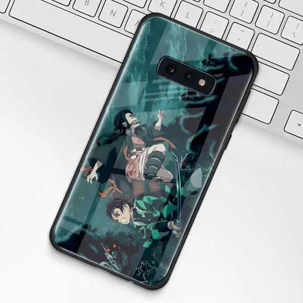015 Чехол из закаленного стекла для samsung Galaxy S10 S10e S9 S8 S10 Plus Note 9 A50 A30 - Цвет: 015