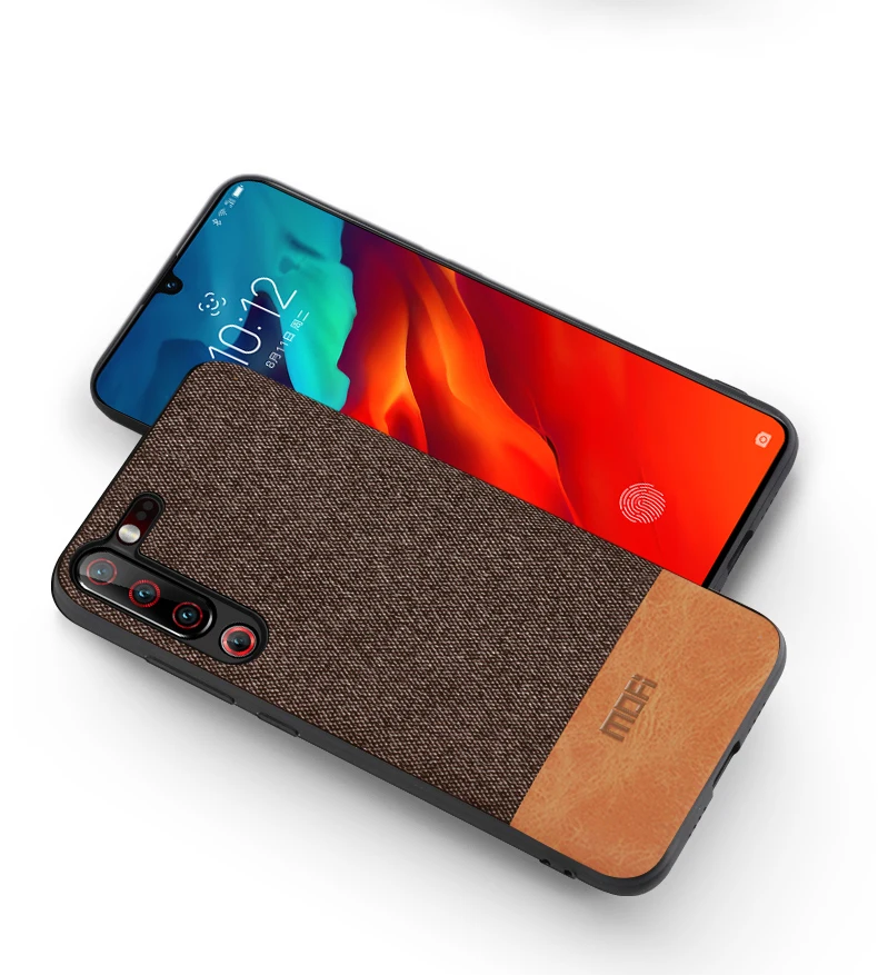 Для lenovo Z6 Pro Чехол, глобальная защитная задняя крышка, тканевая ткань, силиконовый чехол, coque MOFi, Z6 Pro чехол s