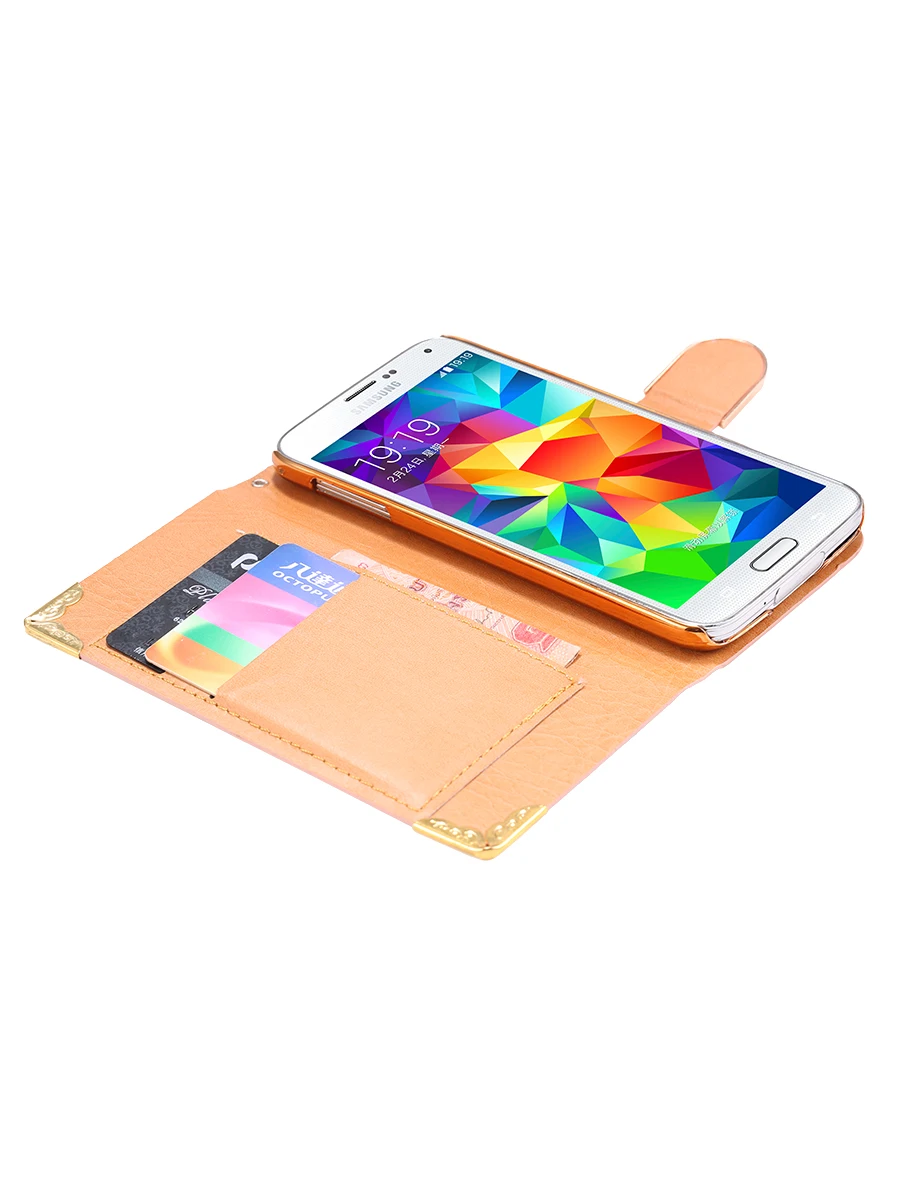 KISSCASE Модный чехол для телефона с леопардовым узором Samsung S5 S6 S7 Edge S8 Plus откидной