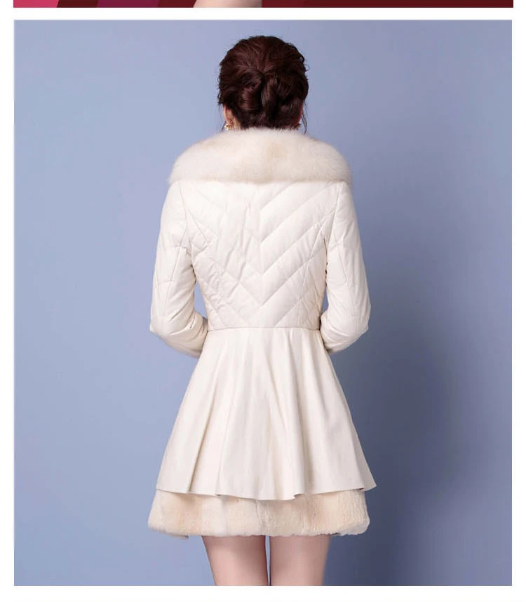 Женская зимняя новая модная шуба из искусственного меха элегантная плотная