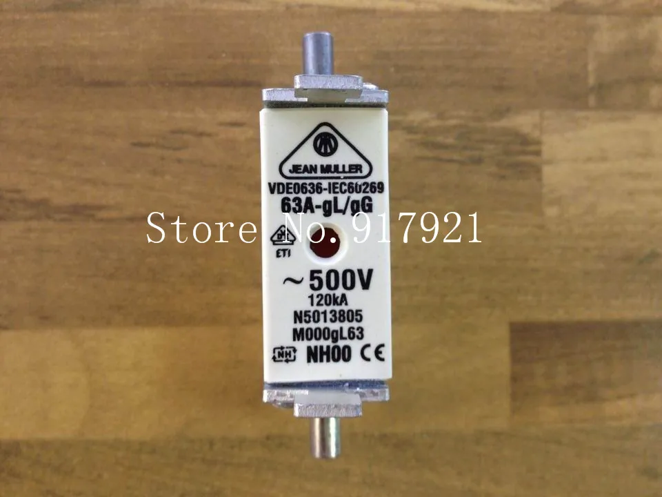 [ZOB] немецкий Kinmiller JEAN MULLER N5013805 63A NH00 777965 оригинальный предохранитель 5 шт./лот|nh00