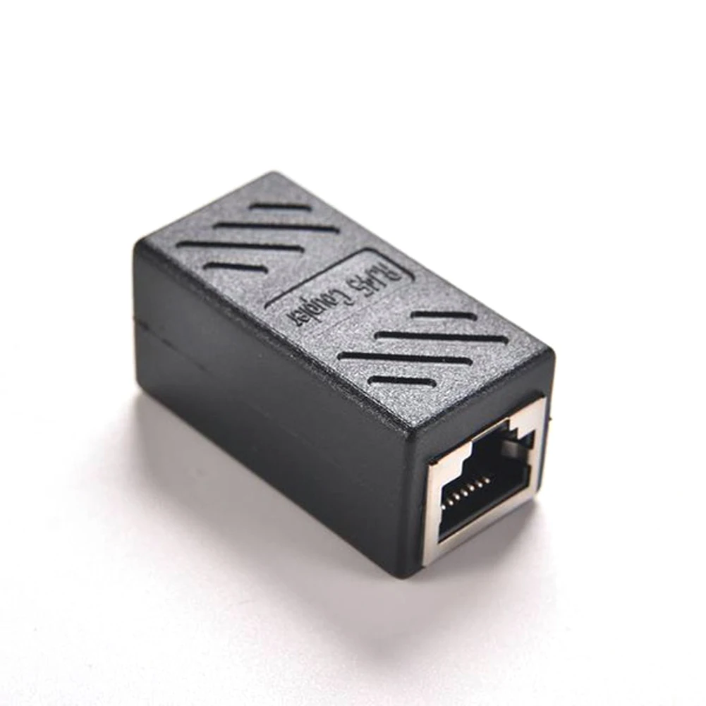 RJ45 Женский к женскому CAT6 сети Ethernet LAN разъем адаптера Муфта черный| |