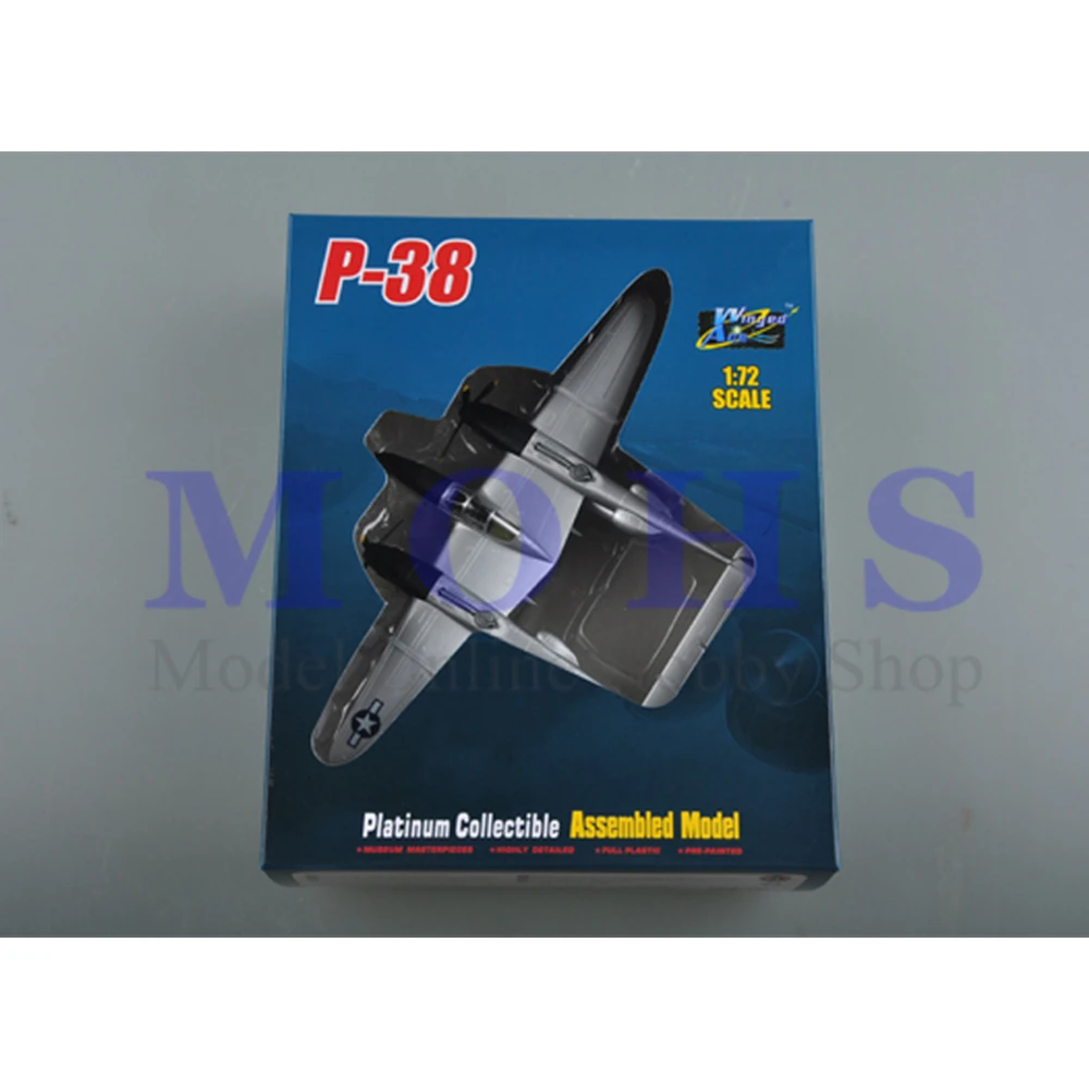 Easy Model 36430 1/72 собираемая модель P-38 весы Готовая модель шкала P38 масштабный самолеты Warbird P38 Lightning P-38