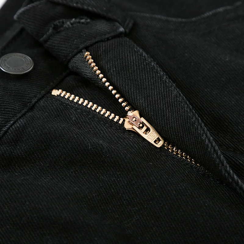 Женские джинсовые шорты SEMIR Асимметричные контрастных цветов с принтом и