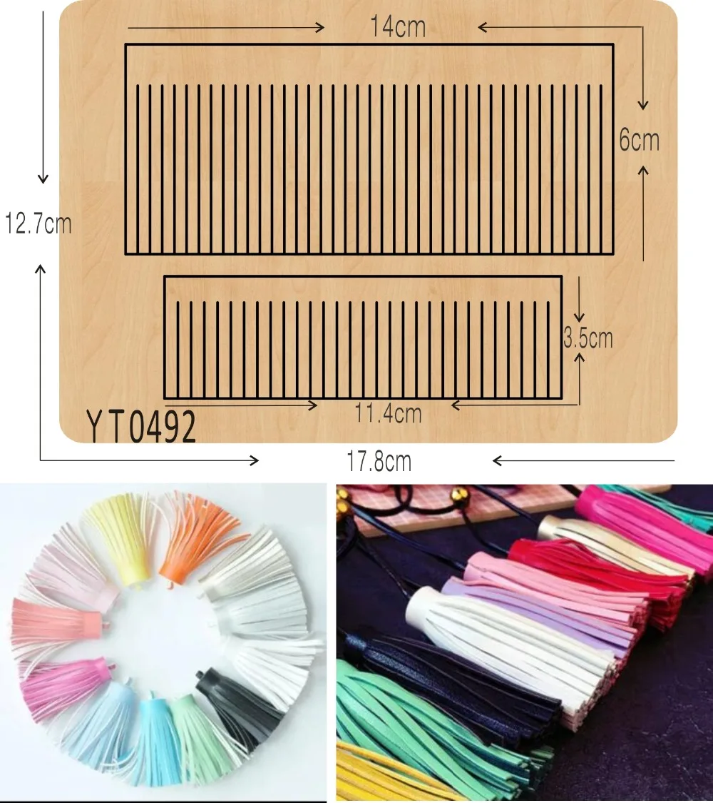 Украшение с бахромой DIY Новые Деревянные Пресс формы для скрапбукинга Thickness