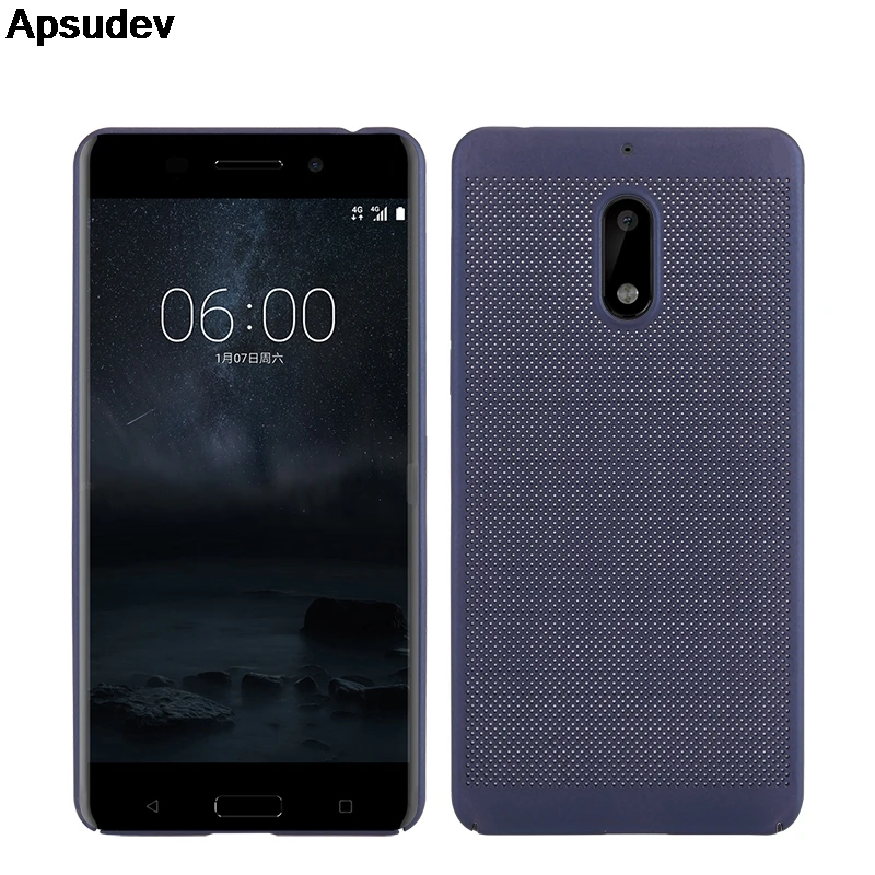 Apsudev Чехлы для телефона с рассеиванием тепла Nokia 5 6 7 8 жесткие чехлы задней панели
